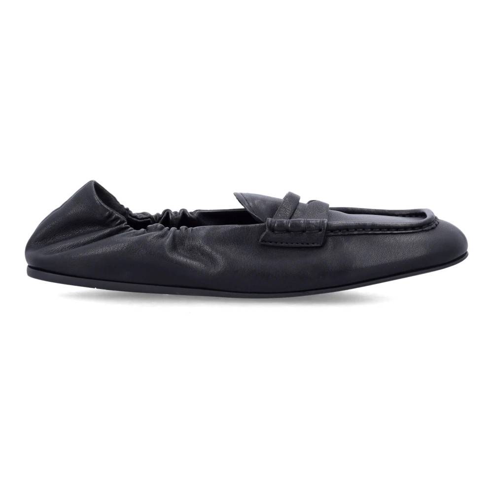 Miu Miu - Ruches Nappa Läder Loafers Skor - Dam - 38 EU - Läder
