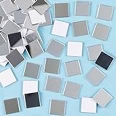 Baker Ross Självhäftande mosaik-spegelplattor – för barn för pyssel och dekoration – 100 stycken, 1,3 cm
