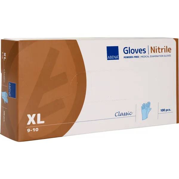 Nitrilhandskar Classic Str XLarge Blå 100 st/förp