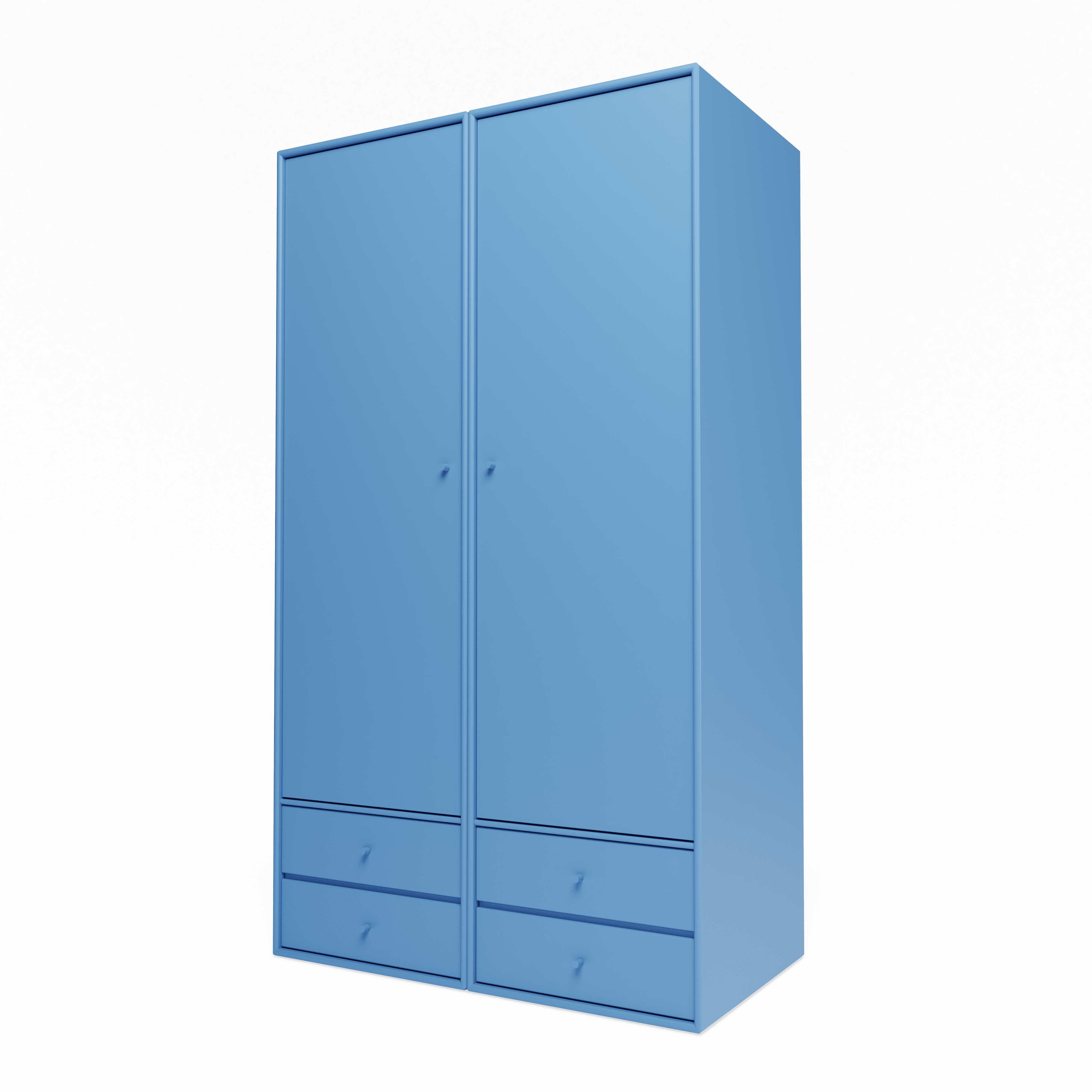 Attire IV garderobe, inkl. ophæng fra Montana Azure - Jacobsen Plus