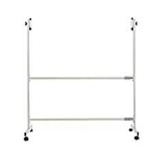 Flyttbart Stativ För 90x120cm Whiteboard, Vinkelhöjd Justerbart Dry Erase Board Stand, För Skolkontorshem, Endast Stativ