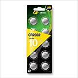 GP Litiumknappceller CR2032 3V (CR 2032/DL2032), 10 stycken batterier CR2032