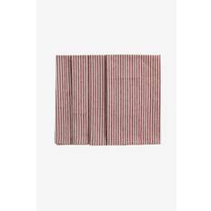 Chamois - Servietter Stripe 4 stk - Rød
