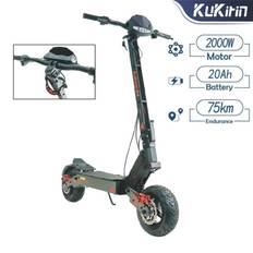 Kukirin G4 2000W 20AH elektrisk scooter, 11" dæk, 6-let sikkerhedssystem, 70 km/t og 75 km rækkevidde