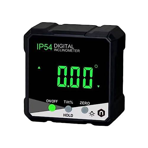 Digital vinkelsökare gradskiva vinkelmätare med LCD mini lutningsmätare vinkelmätverktyg med magnetisk bas för snickare hem