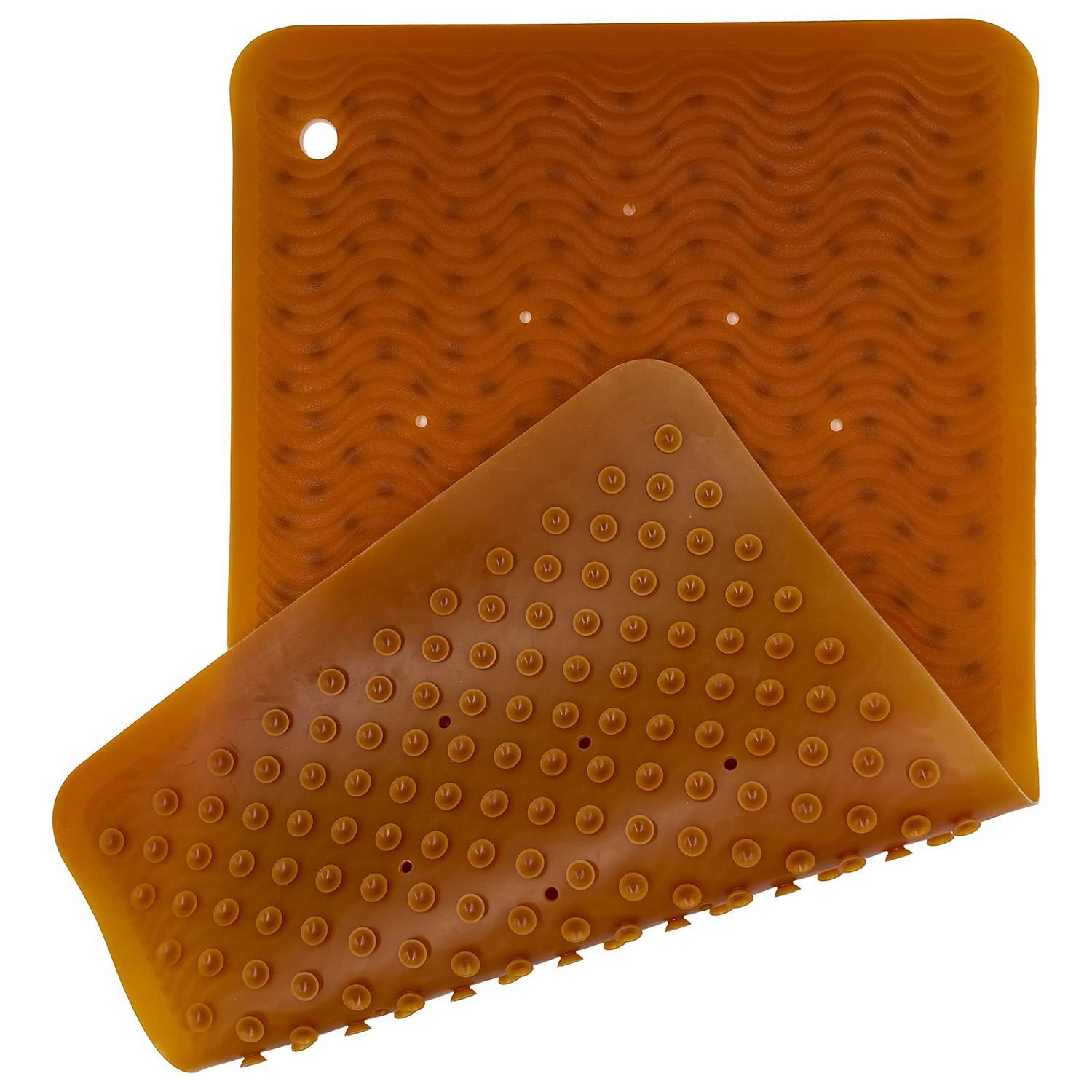 Hevea Badmatta Naturgummi - Wave, 69 x 39 cm - Natural