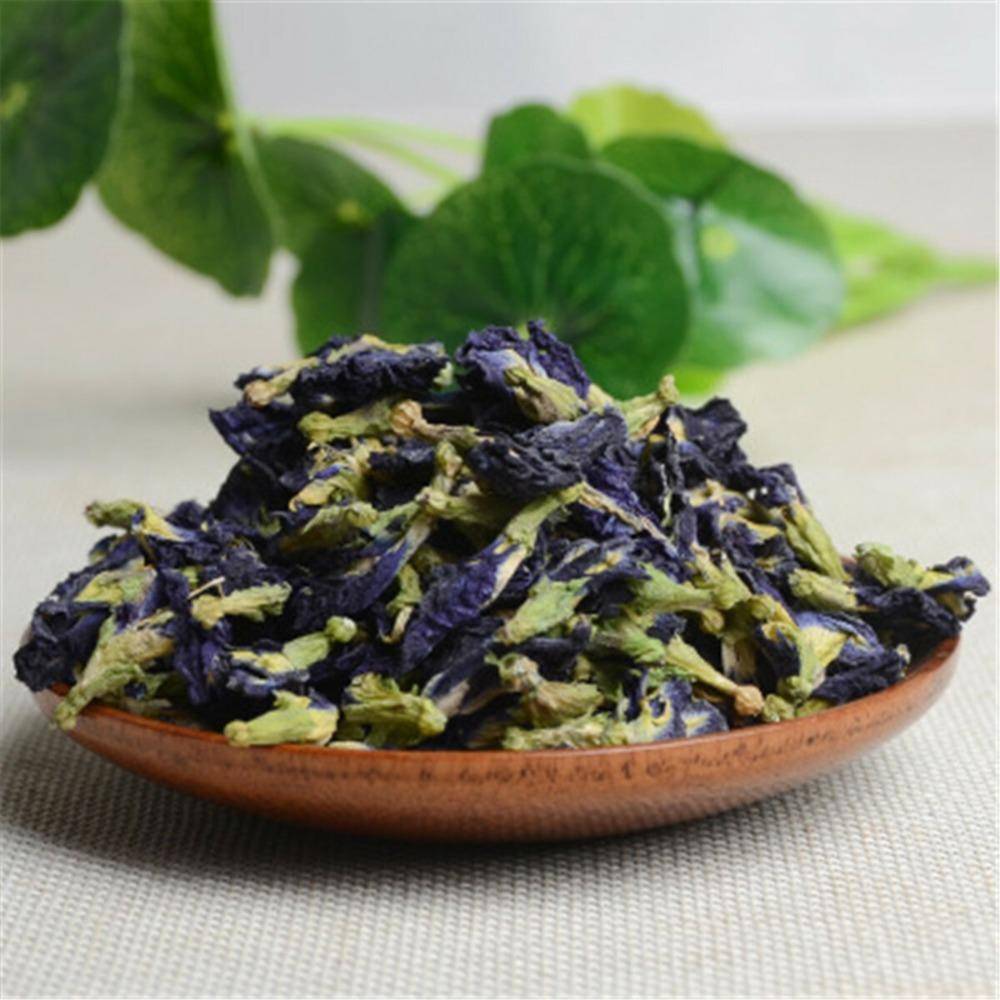 Toppklassigt te med fjärilsärtor 100 g blått örtte med Clitoria Ternatea