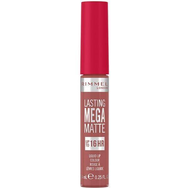 Lipstick - RIMMEL LONDON - Lasting Mega Matte - 110-blush - 74 Ml - Brush application rodnad