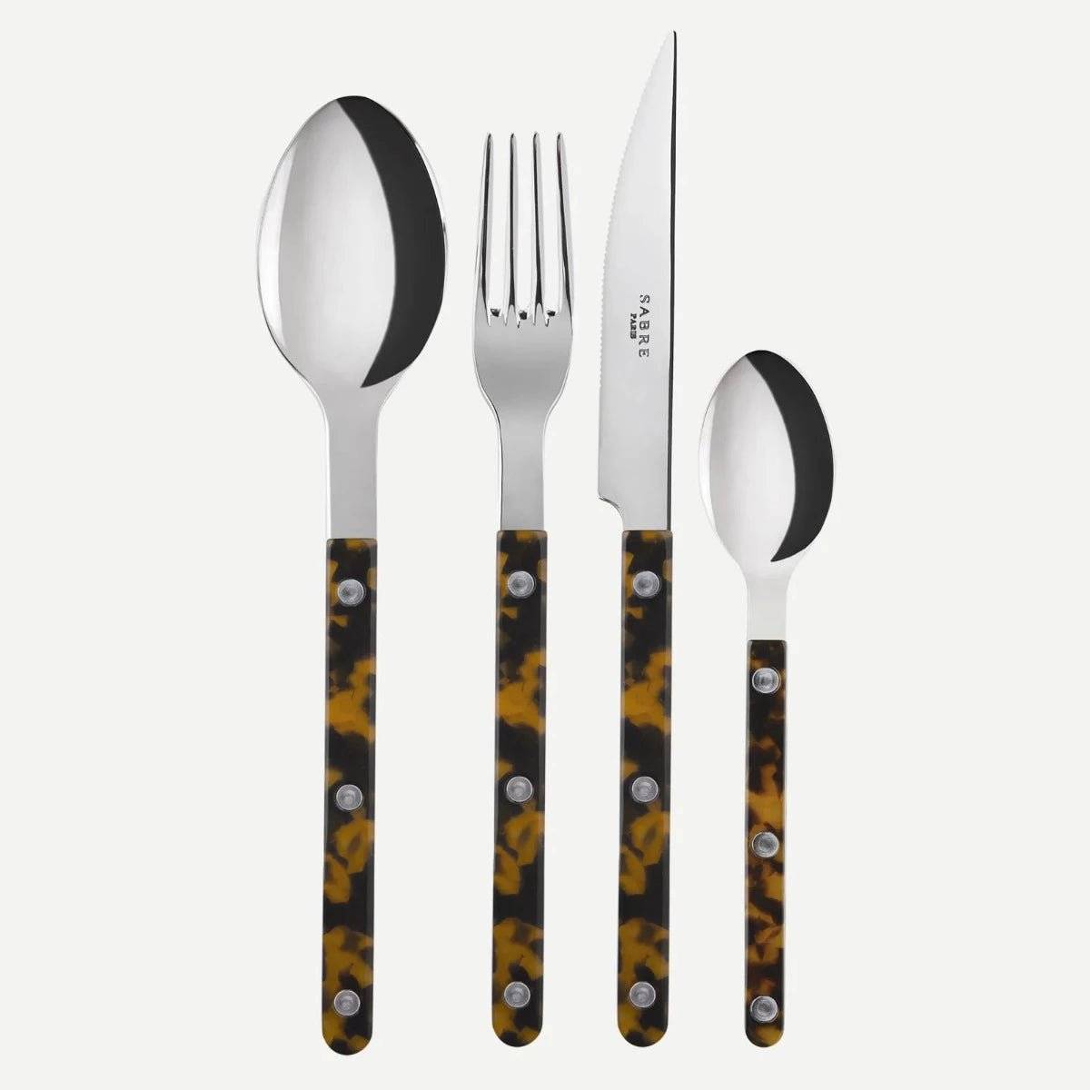 Bistrot Cutlery | Tortoise - 4 Piece Set