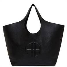 Anine Bing Lili Tote Bag, Black Pebbled