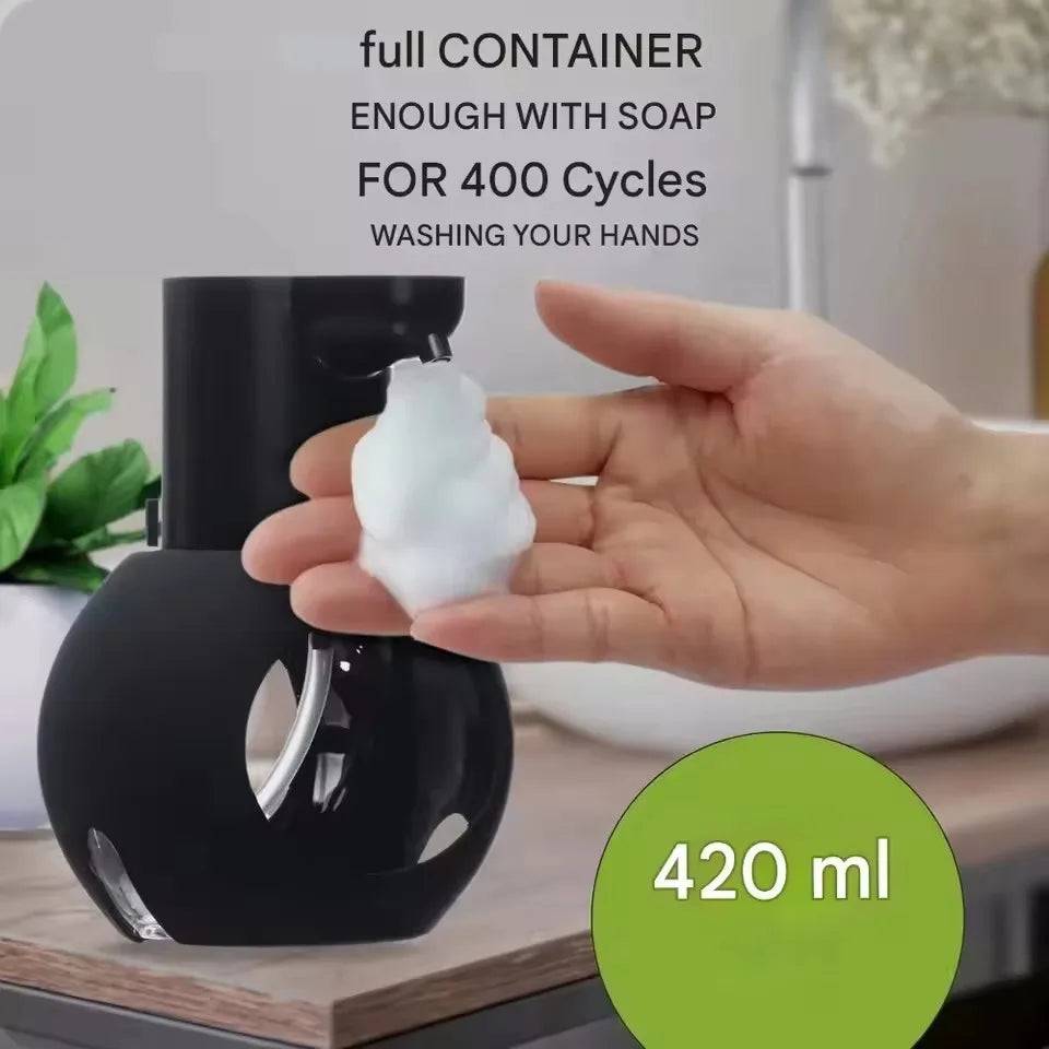 Xiaomi 380ml Automatic Soap Dispenser Foam USB Charging Touchless Smart Display - P2 420ML Black