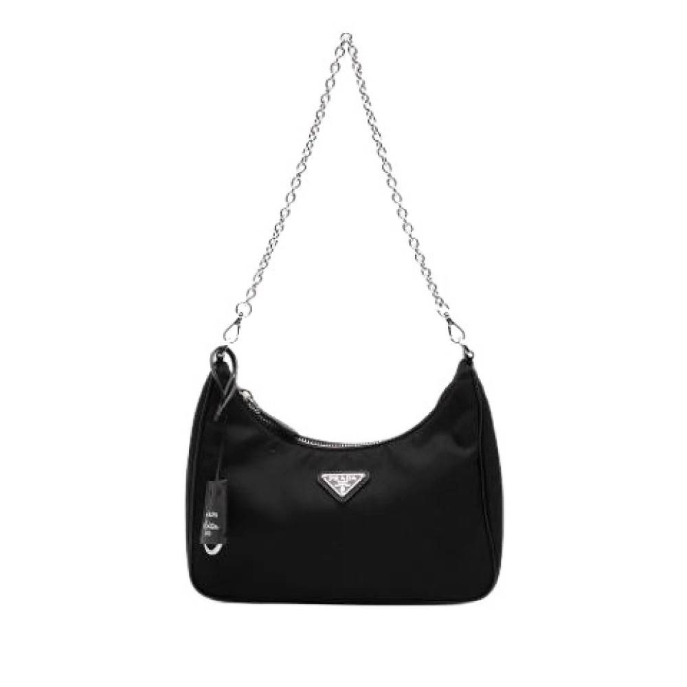 Prada Vintage Pre-owned Re-Edition 2005 Satchel - Vintage - Dame - Sort - ONE SIZE - Uld