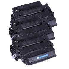 Kompatibel toner HP 55X - CE255X, 3 stk. rabatpakke 37500 sider