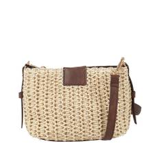 ULRIKA DESIGN Straw - Stråväska Rosa