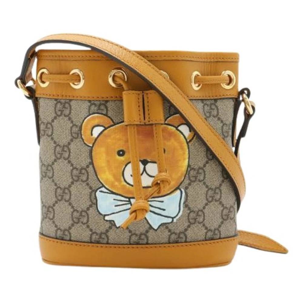 Gucci Vintage - Pre-owned Ophidia KAI GG Supreme Axelremsväska Vintage - unisex - ONE Size - Läder