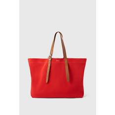 Coral XXL suede tote - One Size