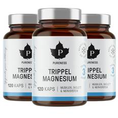 Pureness Trippel Magnesium Ekonomipack 3x120k