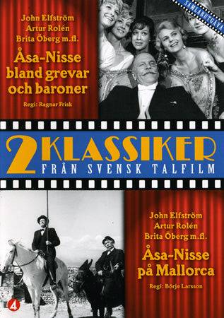 DVD - Åsa-Nisse Bland grevar och Baroner + Åsa-Nisse på Mallorca (2 Klassiker) (Beg)