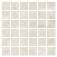 Marmor Mosaik Klinker Sierra Hvid Mat 30x30 (5x5) cm