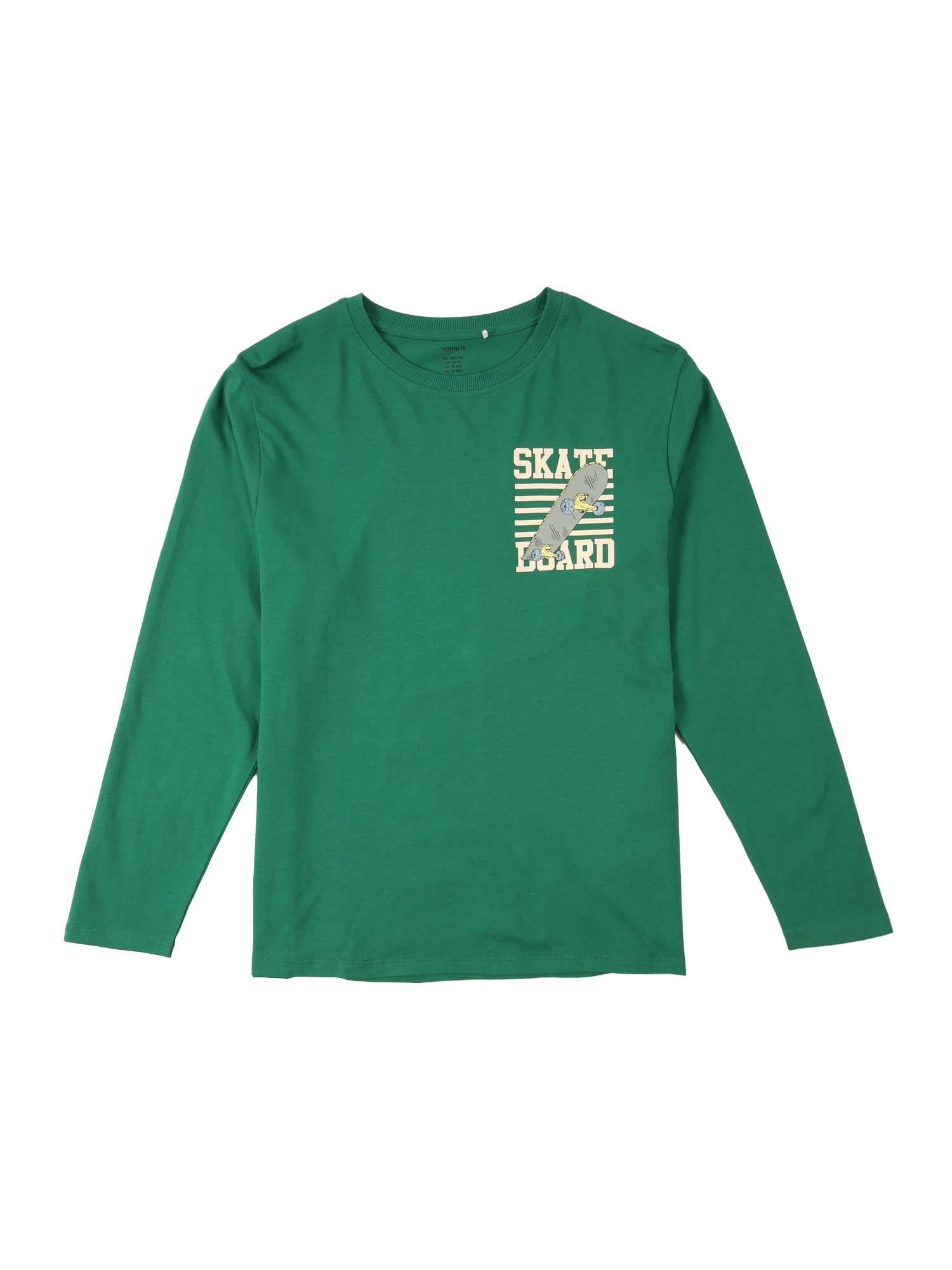 NAME IT Shirts 'NKMVELDO'  lyseblå / pastelgul / lysegul / grøn