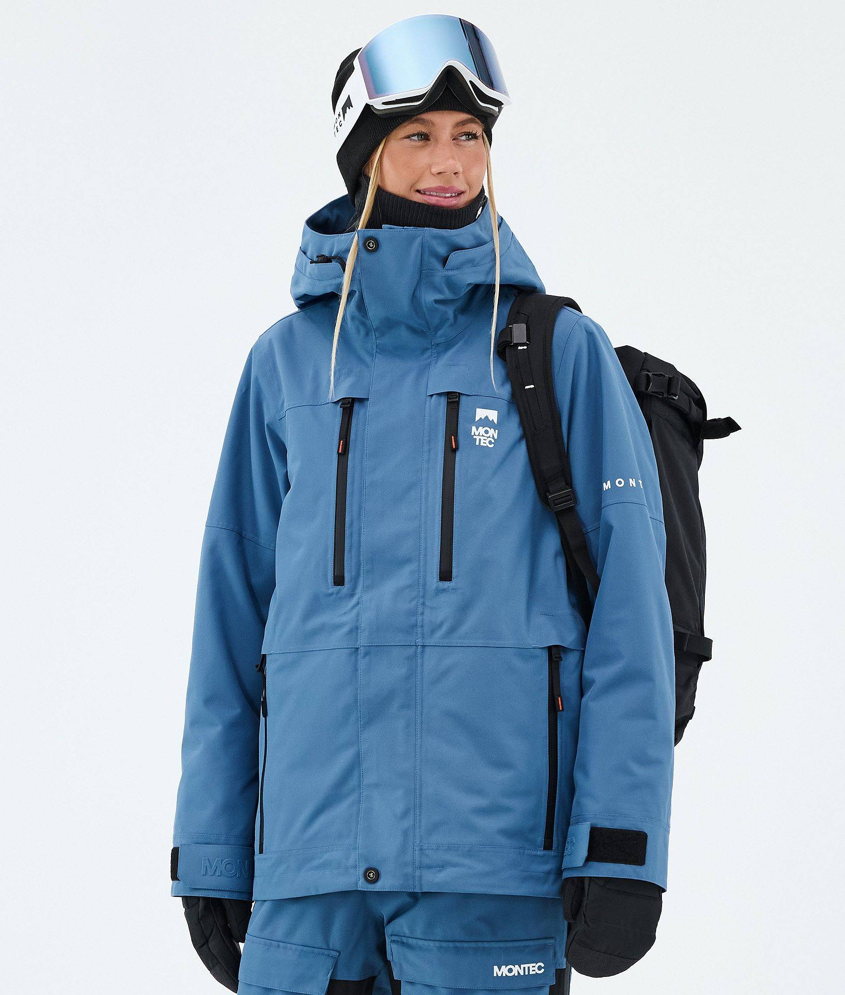 Montec Fawk W Skidjacka Kvinna - Blue Steel - Blå