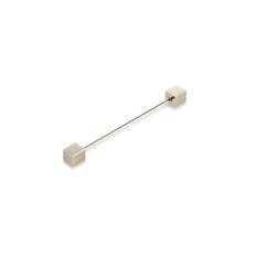Silverfärgad pin till pinkrage