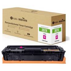 G&G Tonere erstatter HP 207X Kompatibel Magenta 2450 Sider Reborn remanufactured 21288