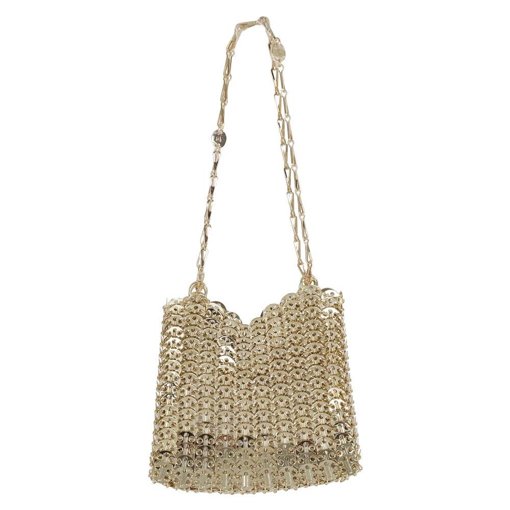 Rabanne Vintage Kæde Mesh Håndtaske - Tasker - Dame - Grå - ONE SIZE - Uld