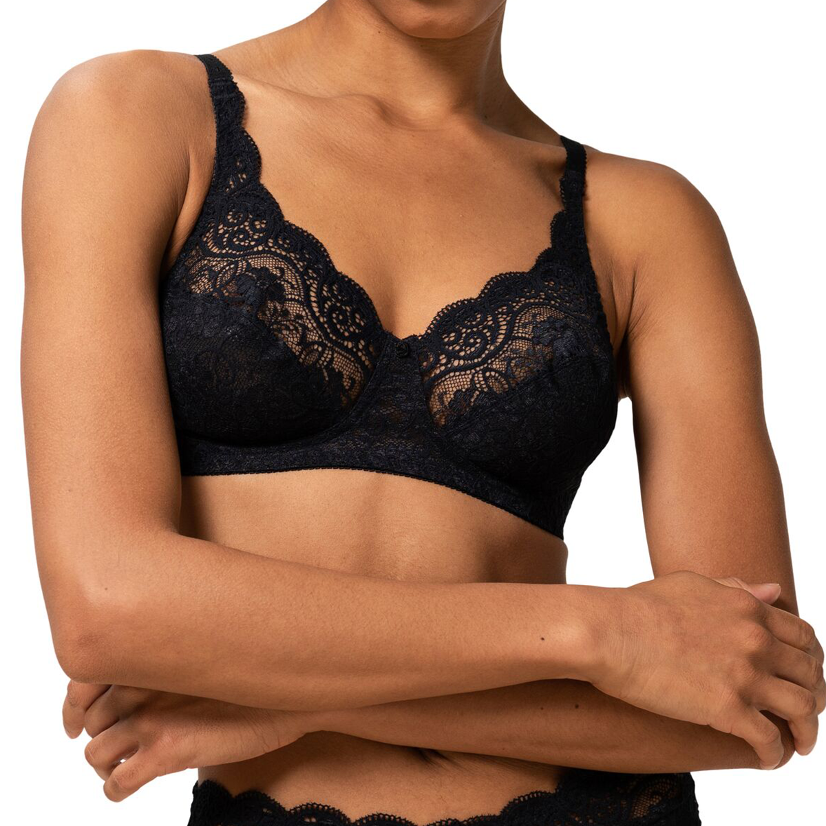 Triumph Amourette 300 N BH utan bygel, svart, Storlek: 70C, Kvinnor