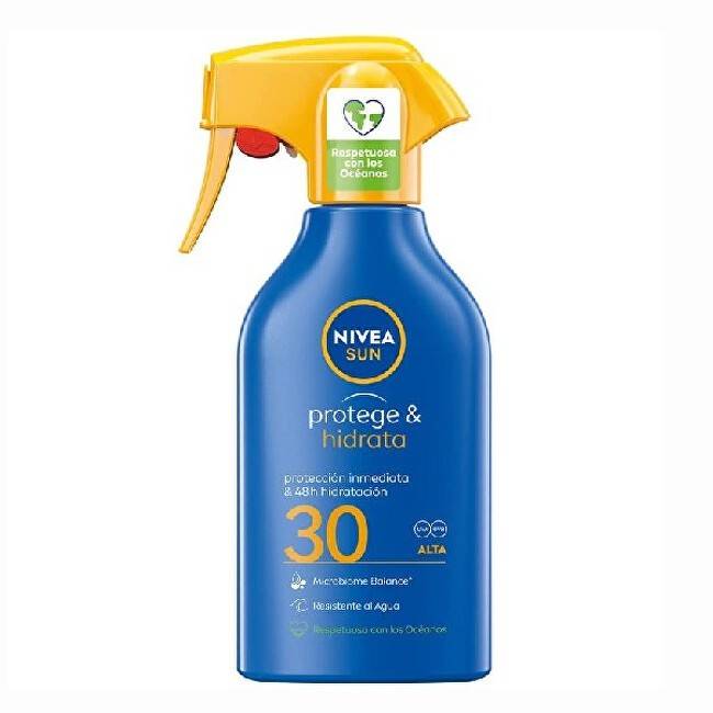 Nivea Idratante SPF 30 Sun Protect & Moisture 270 ml — Spray solare