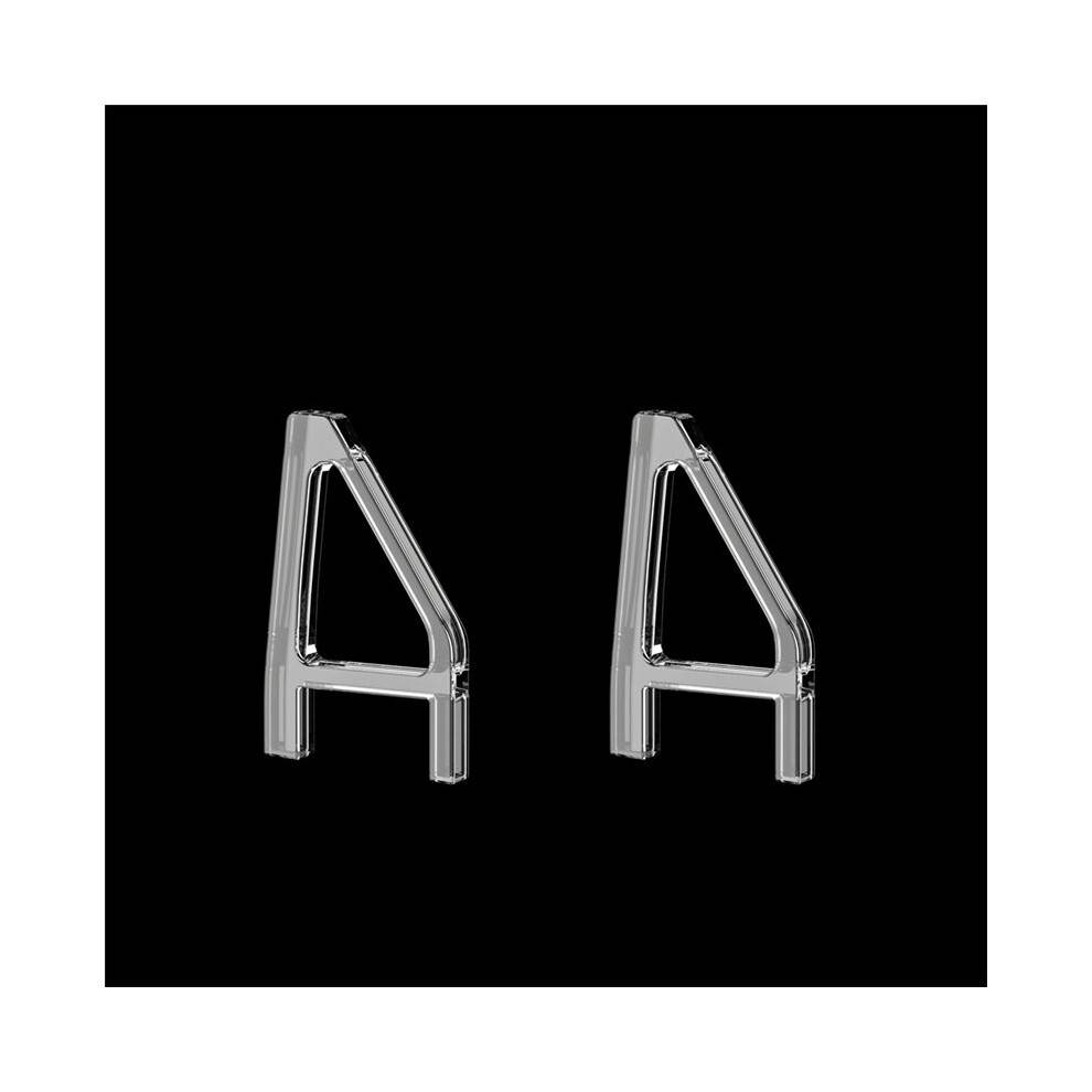 2pair Horizontal Holder Bracket for PS5 Slim Disc Host Feet Placement Bracket Holder for Console 3D Printed Stand,A