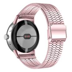 Google Pixel Watch 2 Rem i Rustfrit Stål - Pink