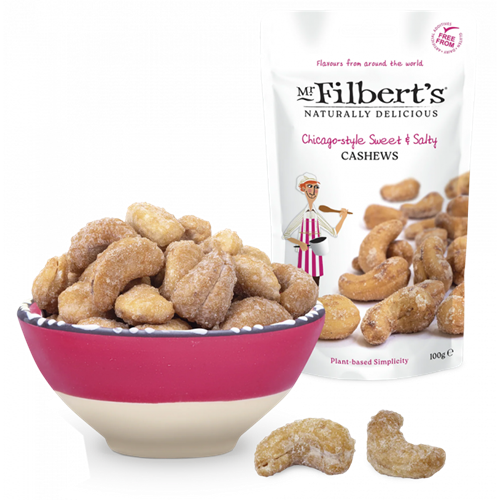 Filberts 100g Chicago-Style Sweet and Salty Cashew.
