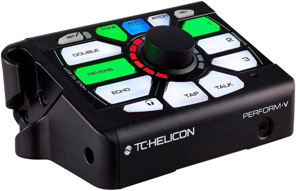 TC HELICON Sångpedal PERFORM-V Multieffekter svart