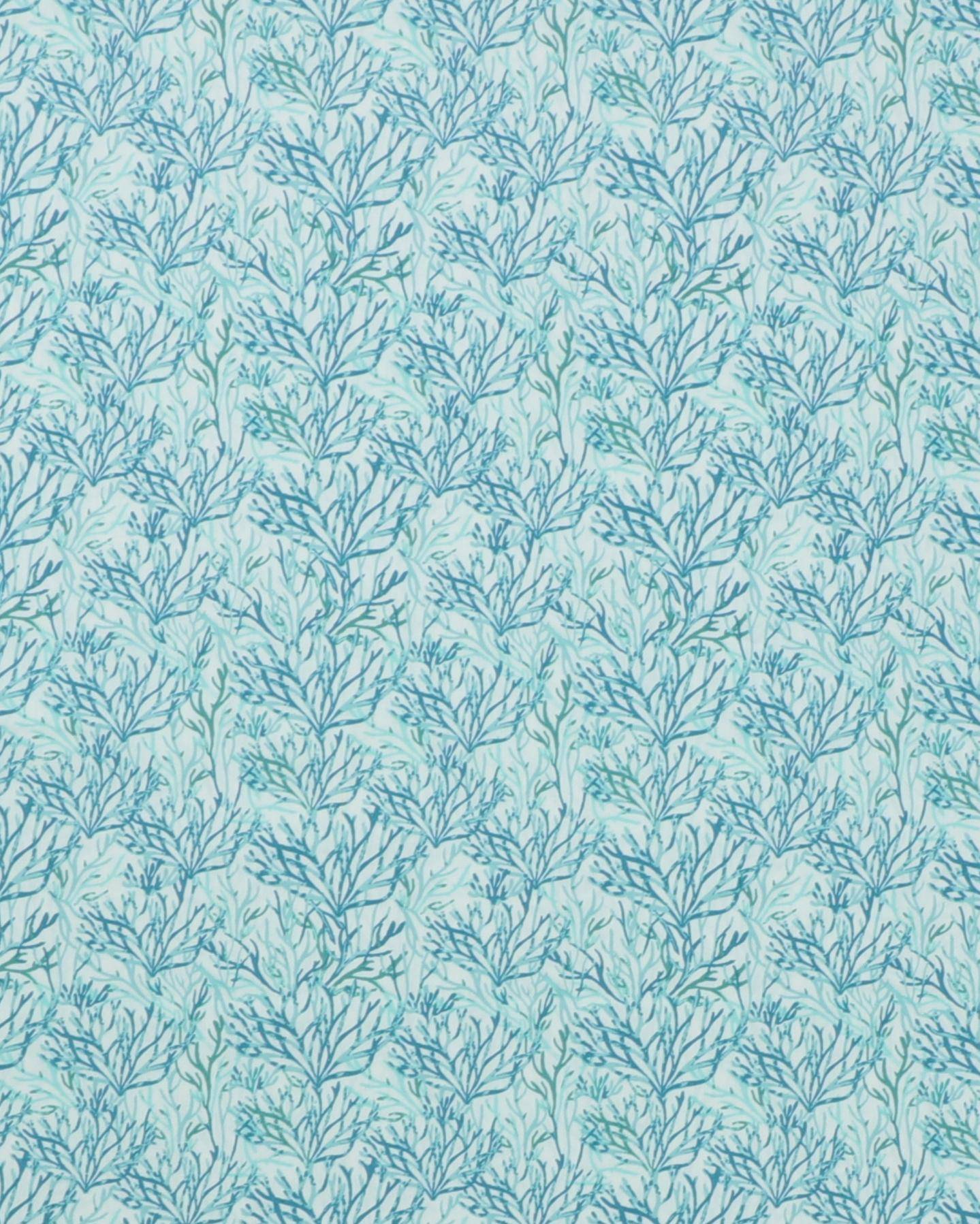 Gulf breeze, koraller i blå og mint - Patchwork - 100% Bomuld