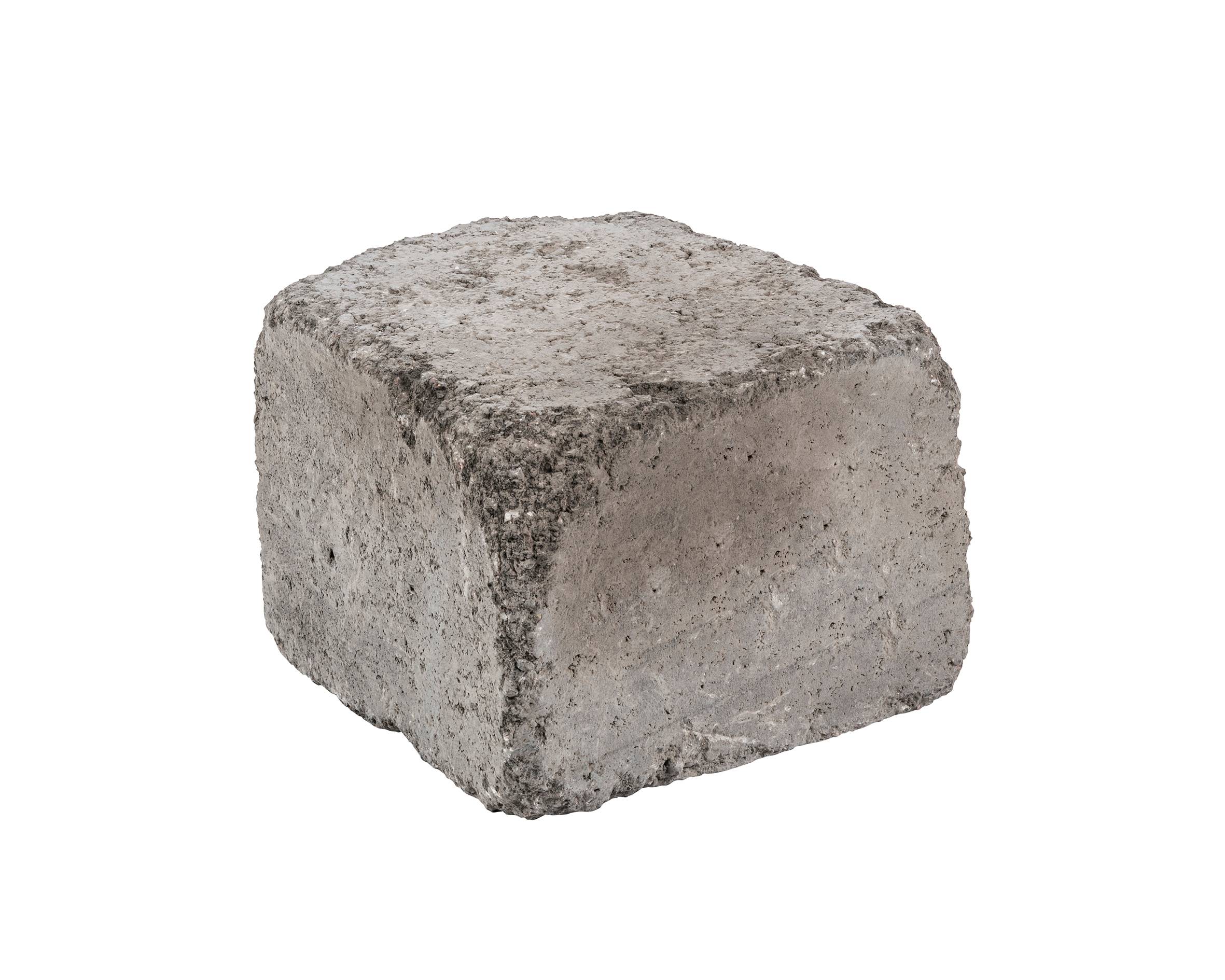 Rustikblock antracit radiesten - Antracit (19,5/14,5x19x13,8 cm)