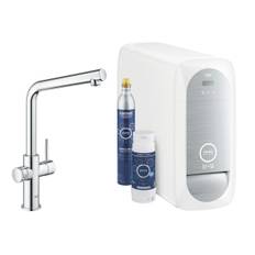 Köksblandare Grohe Blue Home L-pip Starter Kit Bluetooth Krom