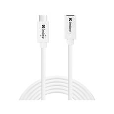 Sandberg USB-C>C M-F USB 3.1 100W, 2M