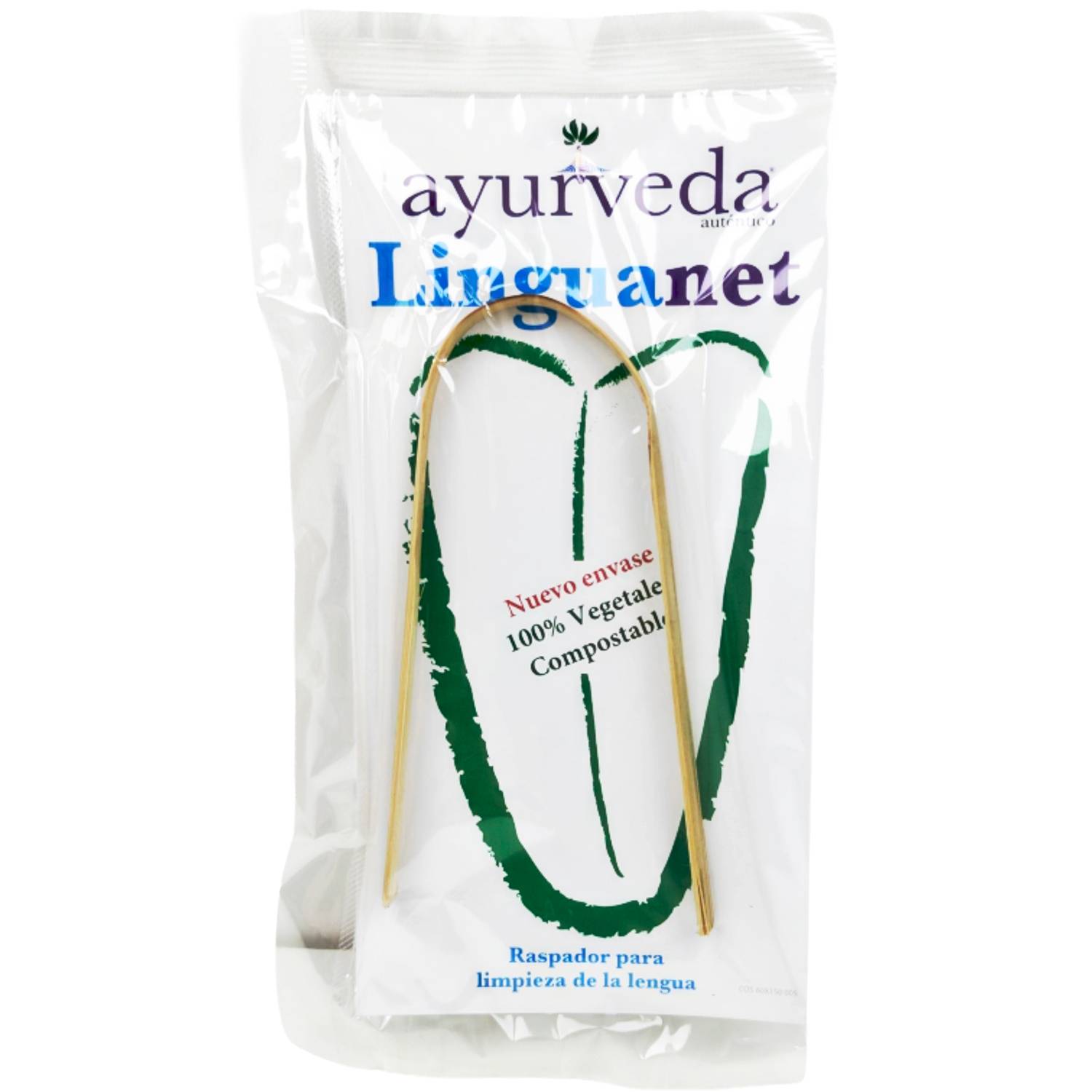 Ayurveda Auténtico Linguanet tungeskraber i bambus