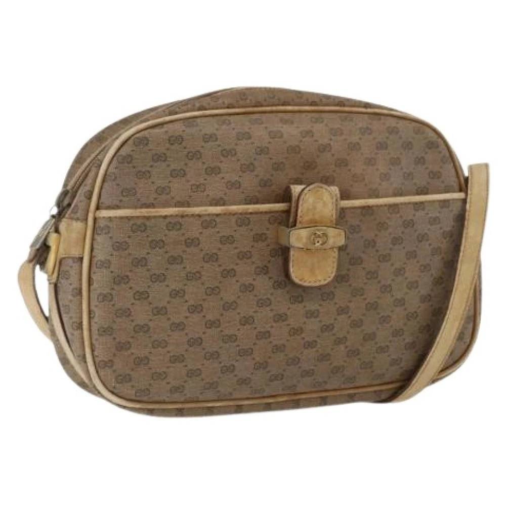 Gucci Vintage Pre-owned Vintage Cross Body Taske - Vintage - Dame - Beige - ONE SIZE -