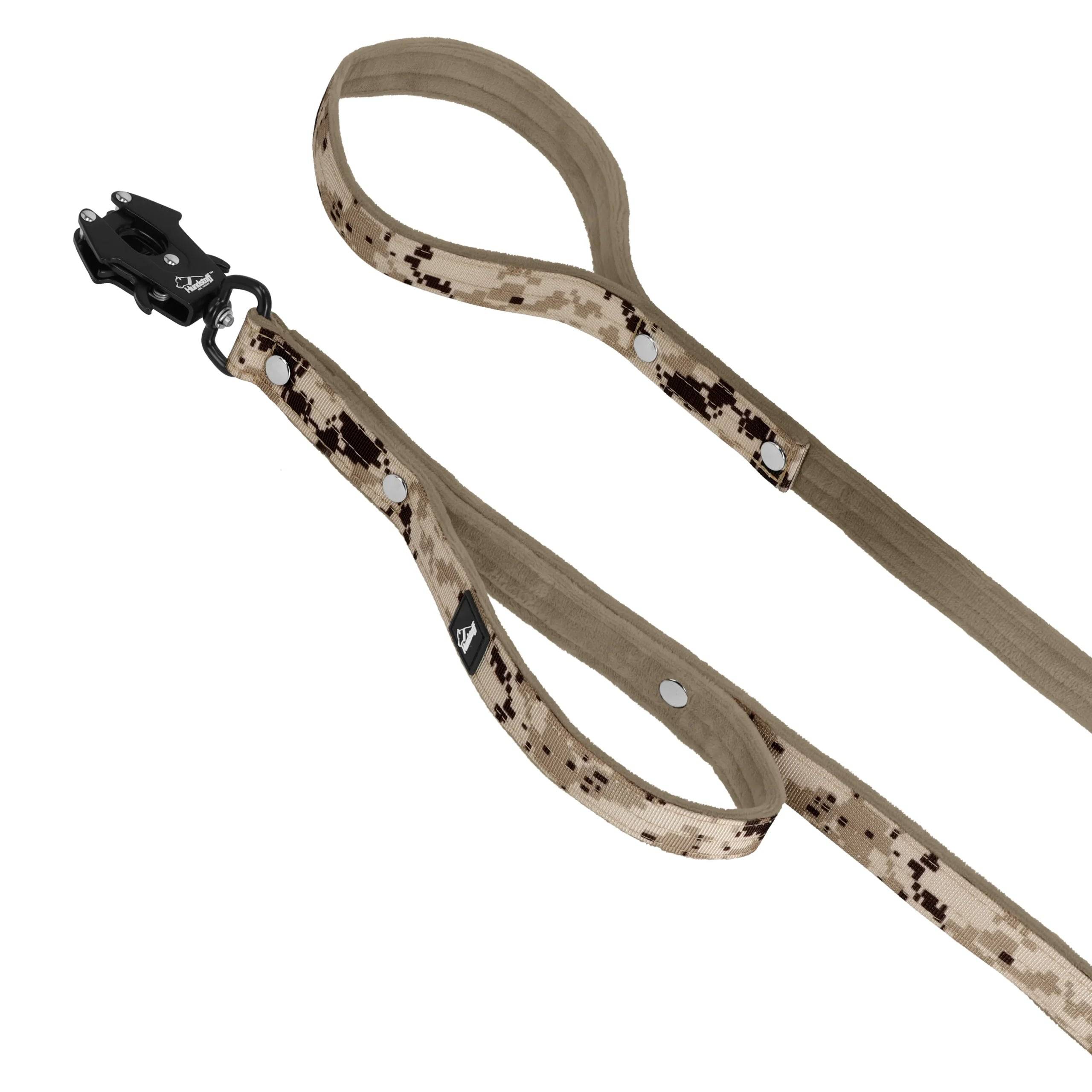 Guard Leash Camo Beige - Väktarkoppel med extra handtag - Default Title