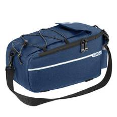 Lixada Insulated Trunk Cooler Bag with Rain Cover Waterproof Cycling Bicycle Rear Rack Storage Luggage Bag Reflective MTB Bike Pannier Bag grå