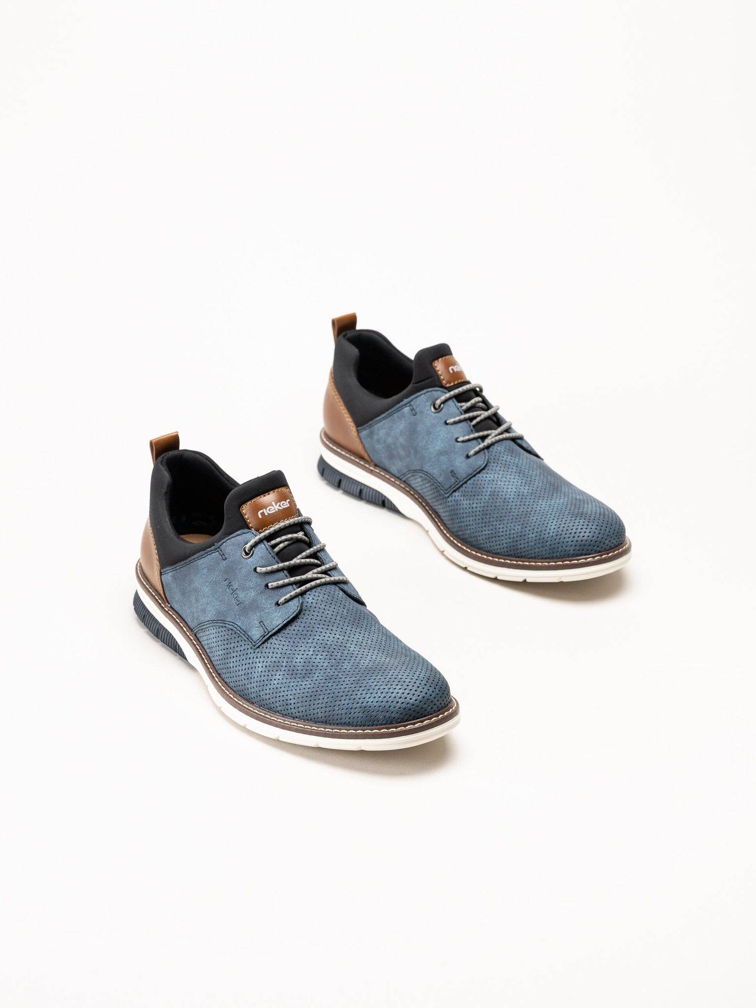 Rieker - Ljusblå slip on sneakers storlek 47 - Blå (47)