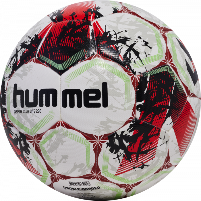 Hummel Inspire Club Lite 290 Fodbold - Rød & Hvid - Str. 5