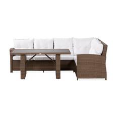 Comfort Garden James Loungegrupp Höger Aintwood - Sand & Loungeset Vit,Brun