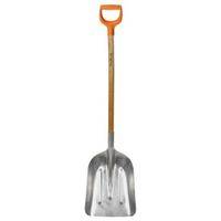 (ComputerSalg) Fiskars 1001637, Kornskovl, Aluminium, Polypropylen (PP), Aluminium, Træ, Firkant, D-formet, 1,4 kg