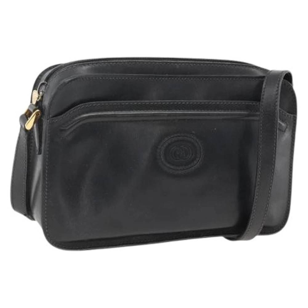 Gucci Vintage Pre-owned Vintage Skuldertaske - Vintage - Dame - Sort - ONE SIZE - Uld