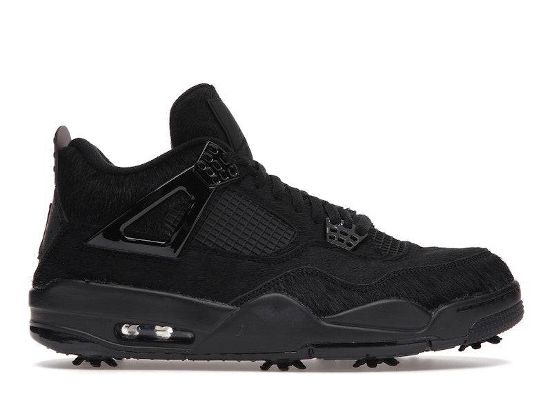 Air Jordan 4 Retro Golf Black Cat Pony Hair - 42 / Standard