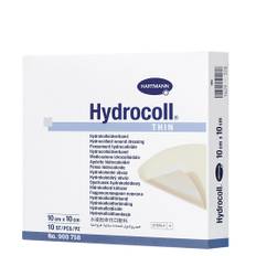 Hydrocoll Thin - 10 x 10 cm. Hydrokolloid Bandage, steril - 10 stk.