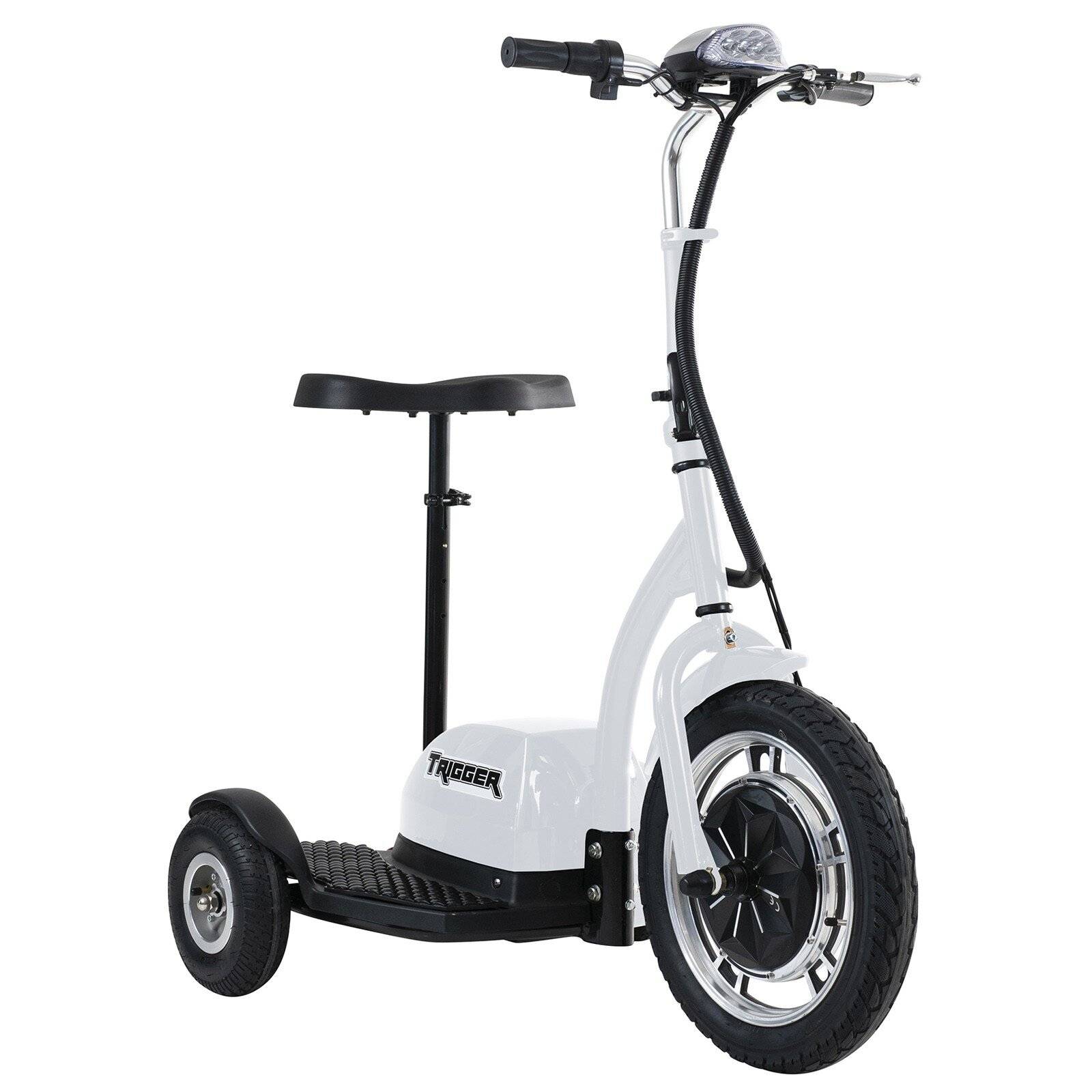 Fyndex - Trehjulig scooter Trigger, 500W - VIT